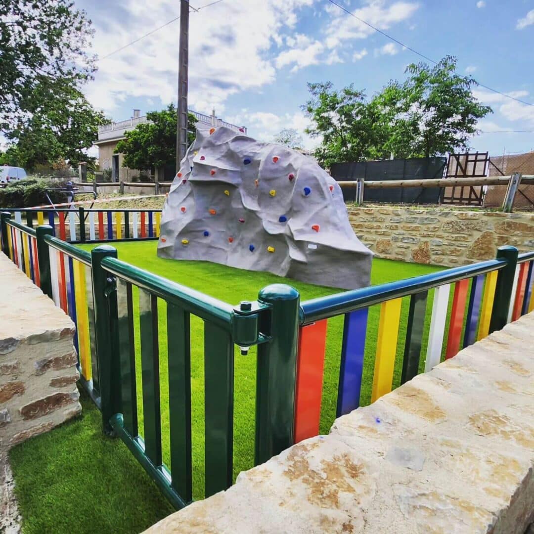 Créateur d'aire de jeux escalde pour camping